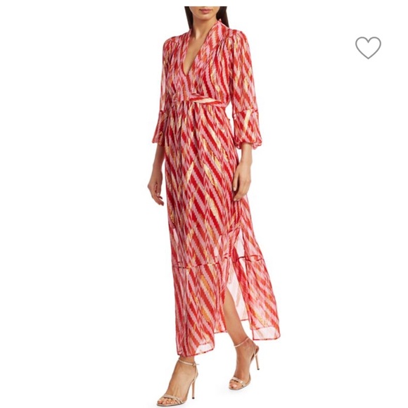 Figue starlight ikat silk metallic maxi dress - Picture 7 of 7